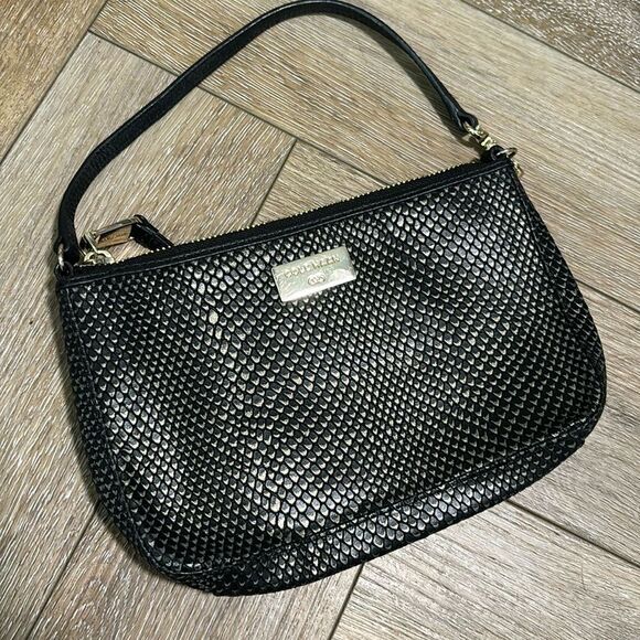 Cole Haan Kiera Leather Wristlet - Picture 1 of 7